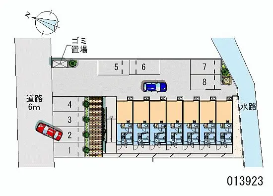 ★手数料０円★青梅市藤橋２丁目　月極駐車場（LP）